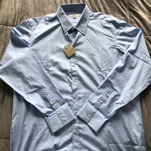 Brand New Burberry Button Down shirt Sz 17 1/2